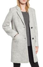 Women's Marc New York Pressed Boucle Coat - Ivory