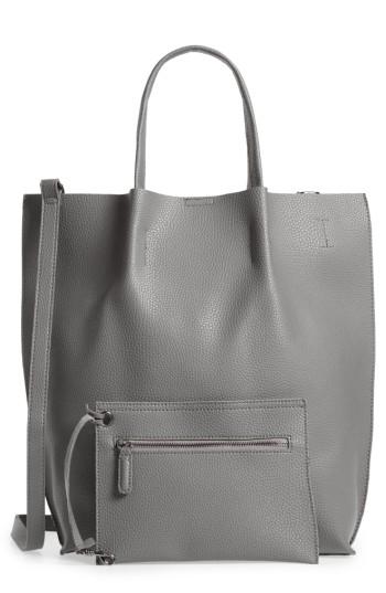 Street Level Faux Leather Tote -