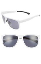 Women's Adidas Sprung 60mm Sunglasses - White Matte/ Grey