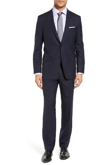 Men's Hickey Freeman Beacon Classic Fit Check Wool Suit