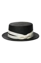 Women's Bijou Van Ness The Gemini Boater Hat - Black