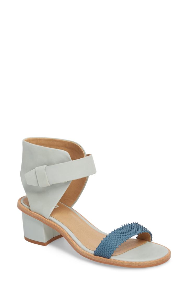 Women's M4d3 Indio Block Heel Sandal .5 M - Blue