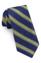 Men's Ted Baker London Multistripe Silk Tie, Size - Blue
