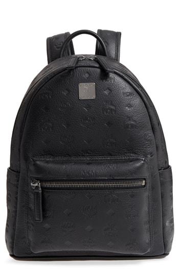 Mcm Ottomar Leather Backpack - Black