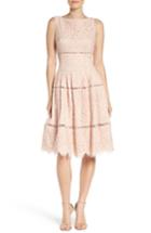 Women's Eliza J Lace Inset Midi Dress