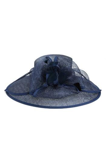 Women's Nordstrom Feathered Sinamay Hat -