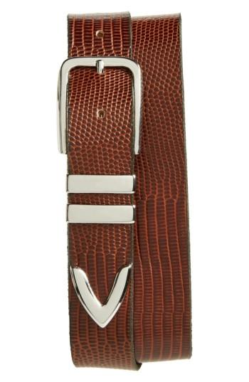 Men's Remo Tulliani 'andre' Leather Belt - Tan