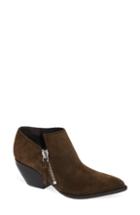 Women's Sigerson Morrison Hannah Asymmetrical Low Bootie .5 Eu - Green
