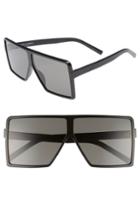 Men's Saint Laurent Sl 183 Betty 63mm Square Sunglasses -