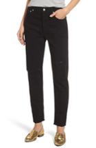 Women's Agolde Jamie High Rise Ankle Jeans - Black