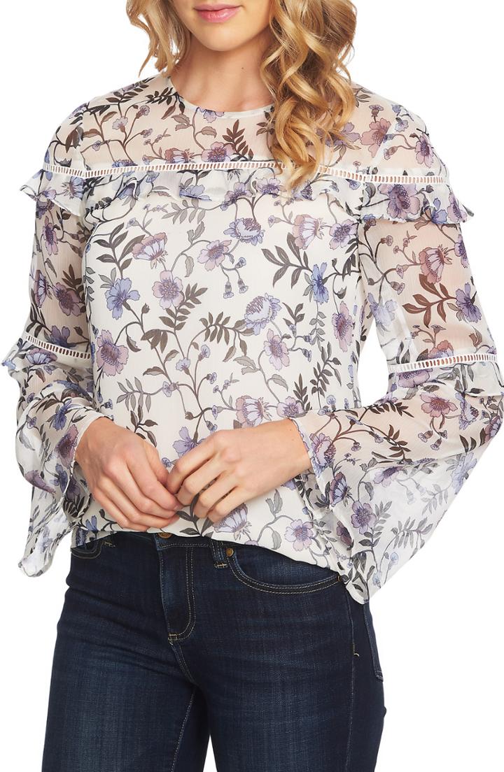 Women's Cece Bloomsbury Tiered Ruffle Blouse