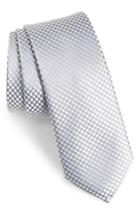 Men's Calibrate Dot Silk Tie, Size - Black