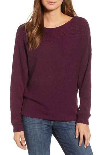 Women's Calson Dolman Sleeve Sweater - Purple
