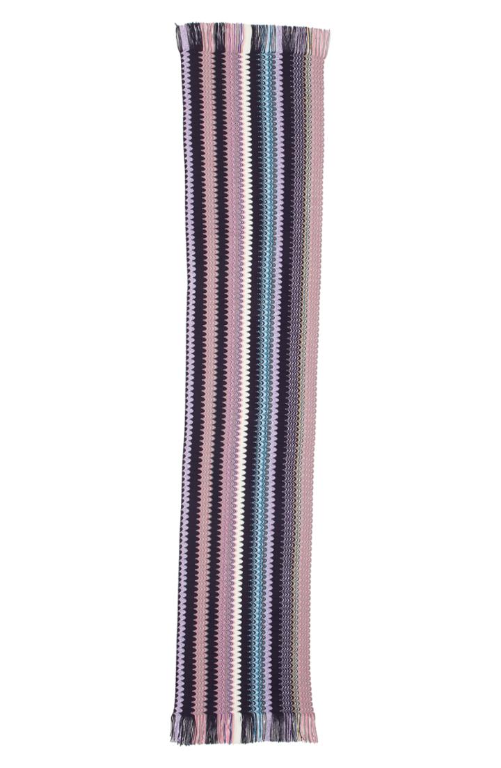 Women's Missoni Skinny Zigzag Scarf