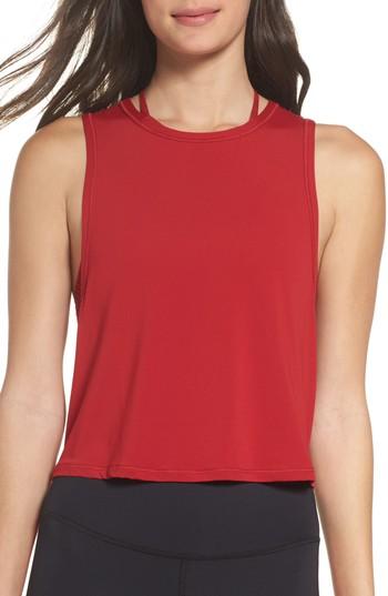 Women's Alala Mesh Tank - Red