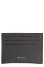Men's Givenchy Leather Card Case - Grey