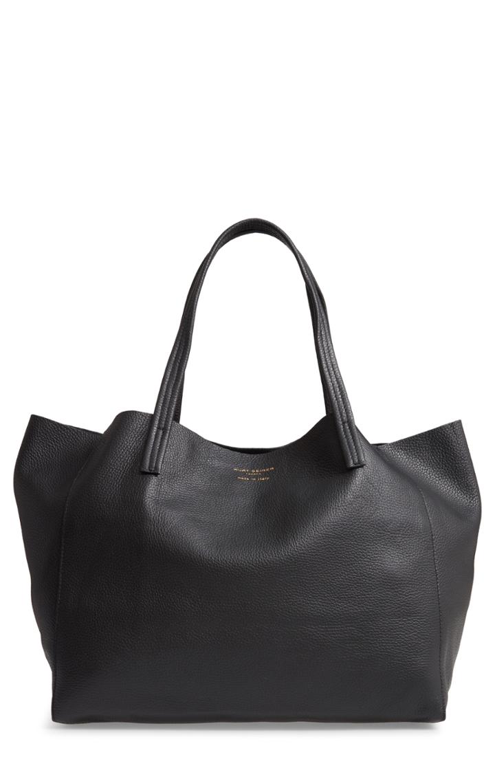 Kurt Geiger London Violet Leather Tote - Black