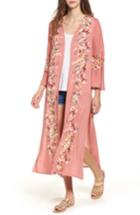 Women's Love, Fire Placed Floral Kimono