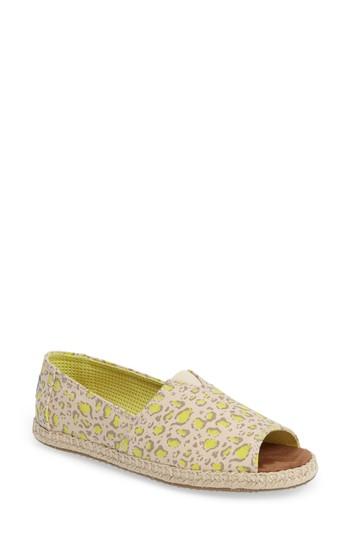 Women's Toms Alpargata Open-toe Slip-on .5 M - Green