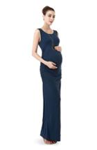 Women's Kimi And Kai Maternity Maxi Tank Dress - Blue