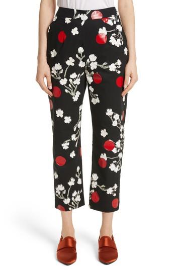 Women's Isa Arfen Classic Pantalone Crop Pants Us / 6 Uk - Black