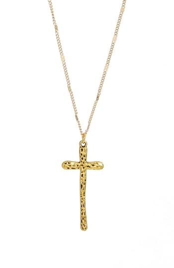 Women's Mad Jewels Lorena Cross Pendant Necklace