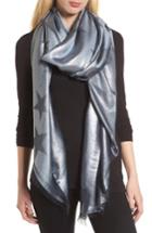 Women's Stella Mccartney Star Jacquard Scarf, Size - Black