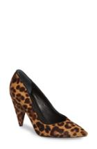 Women's Marc Fisher Ltd Hesla Genuine Calf Hair Pump M - Brown