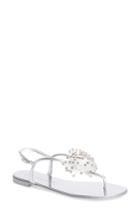 Women's Guiseppe Zanotti Flower Burst Sandal M - Metallic