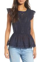 Women's Hinge Eyelet Ruffle Tank