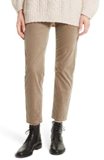 Women's Vince Corduroy Chino Pants - Brown