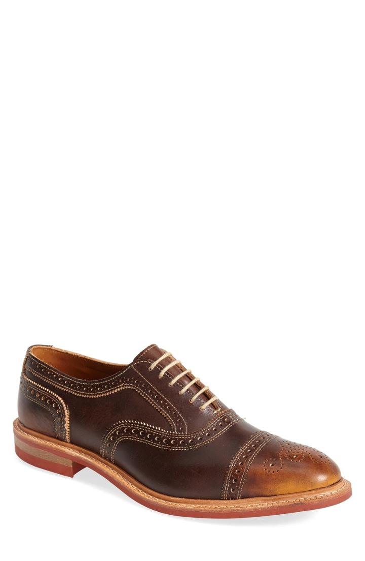 Men's Allen Edmonds 'strandmok' Cap Toe Oxford B - Brown