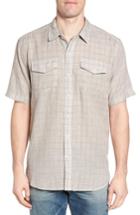 Men's True Grit Crossroads Check Sport Shirt - Brown