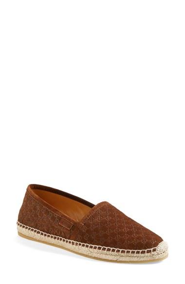 Women's Gucci Pilar Guccissima Espadrille Flat