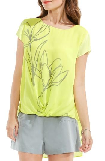 Women's Vince Camuto Fluent Cluster Blouse