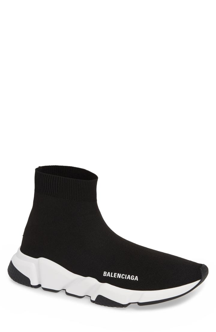 Men's Balenciaga Speed High Slip-on Us / 46eu - Black