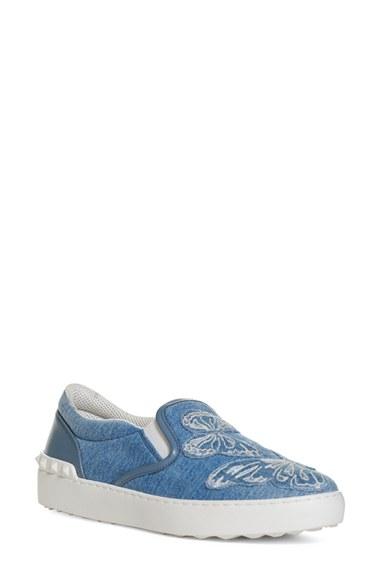 Women's Valentino Butterfly Applique Skate Sneaker