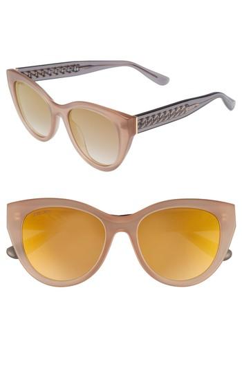 Women's Jimmy Choo Chana 52mm Gradient Sunglasses - Nude