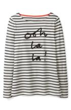 Women's Boden Make A Statement Stripe Top - Blue