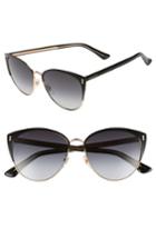 Women's Gucci 58mm Cat Eye Sunglasses - Blue