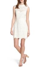 Women's Love, Fire Lace Body-con Minidress - Ivory