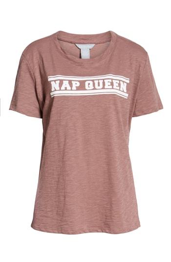 Women's Caslon Off Duty Graphic Tee, Size - Purple