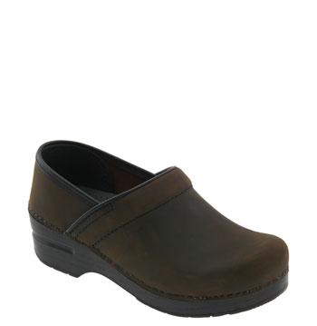 Women's Dansko 'professional - Narrow' Oiled Leather Clog .5-10us / 40eu N - Brown