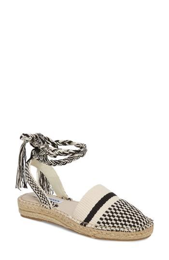 Women's Steve Madden Mesa Wraparound Espadrille M - White