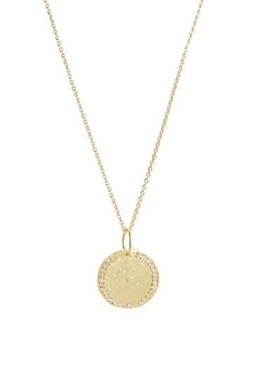 Women's Lara Melchior 'sautoir Iii' Diamond & Vermeil Pendant Necklace