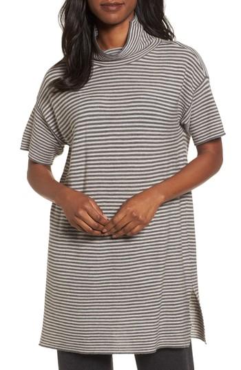 Women's Eileen Fisher Stripe Merino Wool Tunic