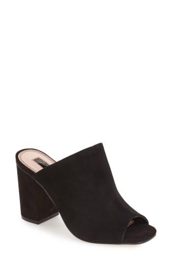 Women's Topshop 'rule' Block Heel Mule