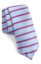 Men's Nordstrom Men's Shop Sunset Stripe Silk Tie, Size - Blue