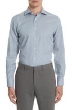 Men's Canali Regular Fit Solid Dress Shirt - Brown