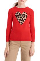 Women's Scotch & Soda Animal Print Long Cardigan - Red